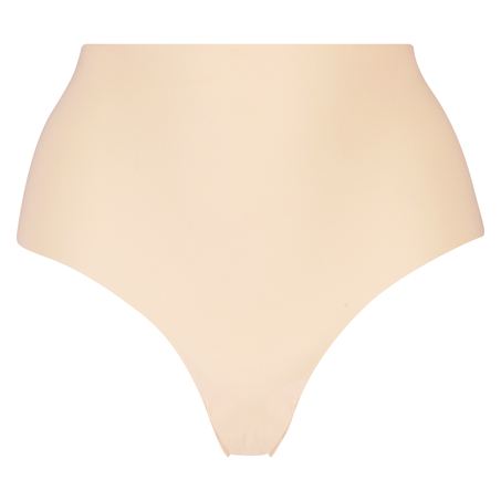Brasileña de corte alto invisible, Beige