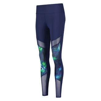 Mallas deportivas con dise&ntilde;o y cintura alta de nivel 2 de HKMX, Azul