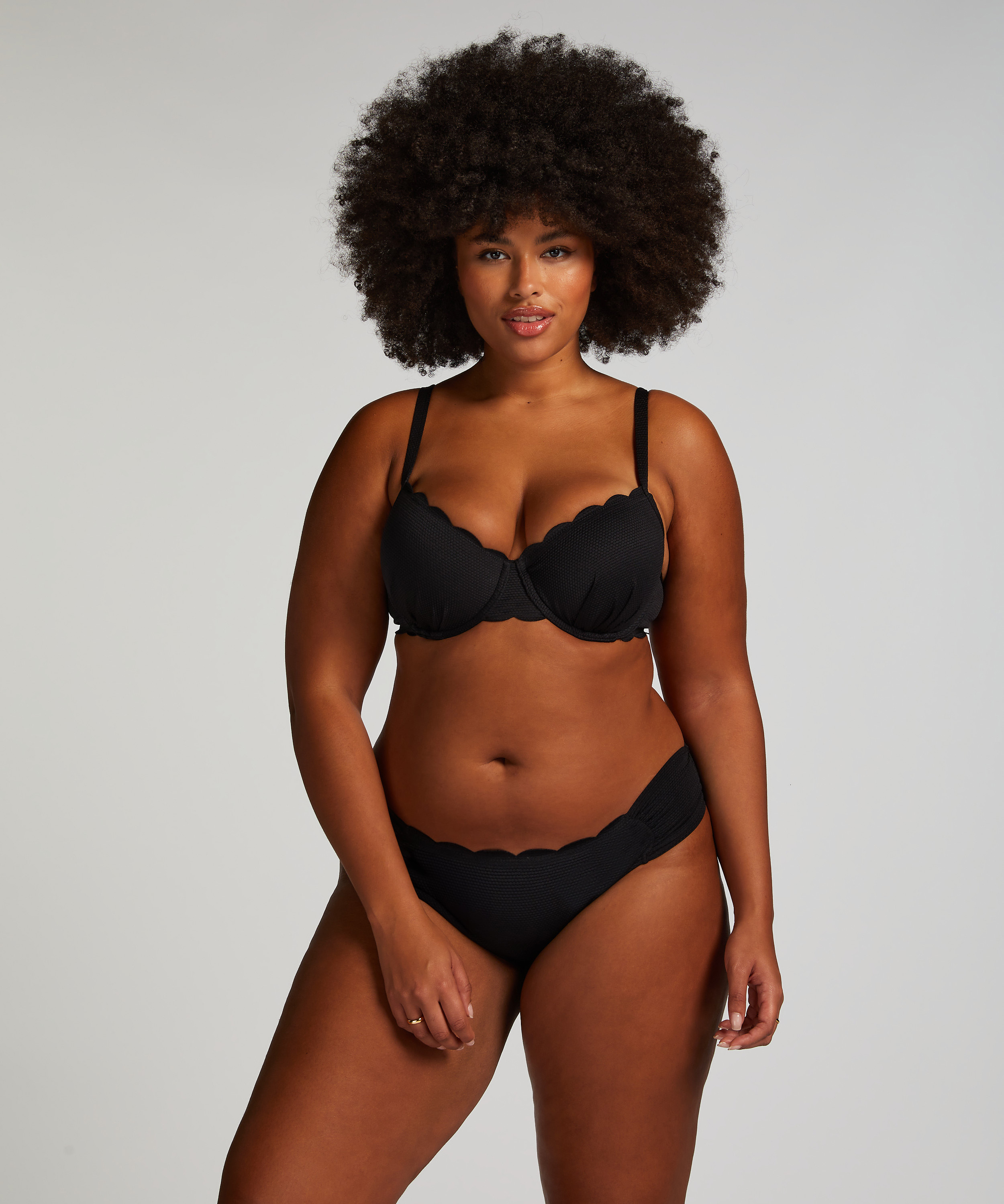 Braguita de Bikini Rio Scallop, Negro, main