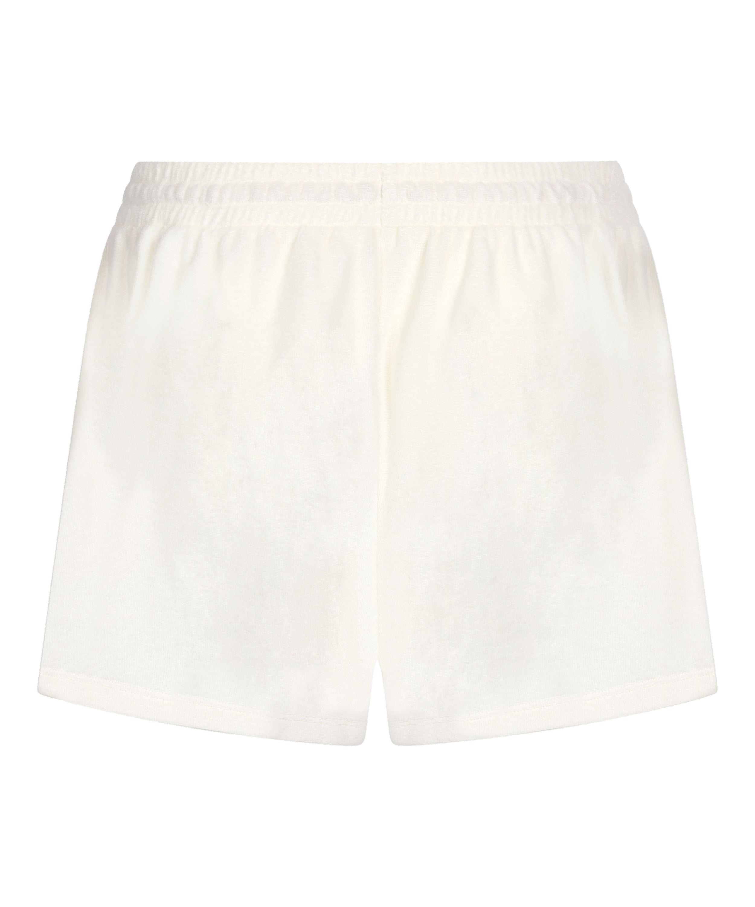 Pantalones cortos con textura de toalla, Blanco, main