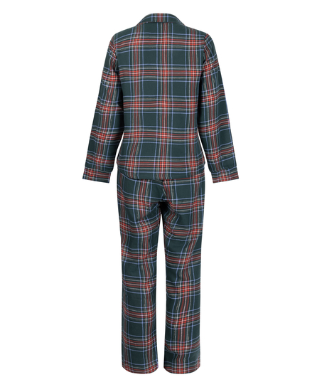 Conjunto de pijama Flannel, Verde