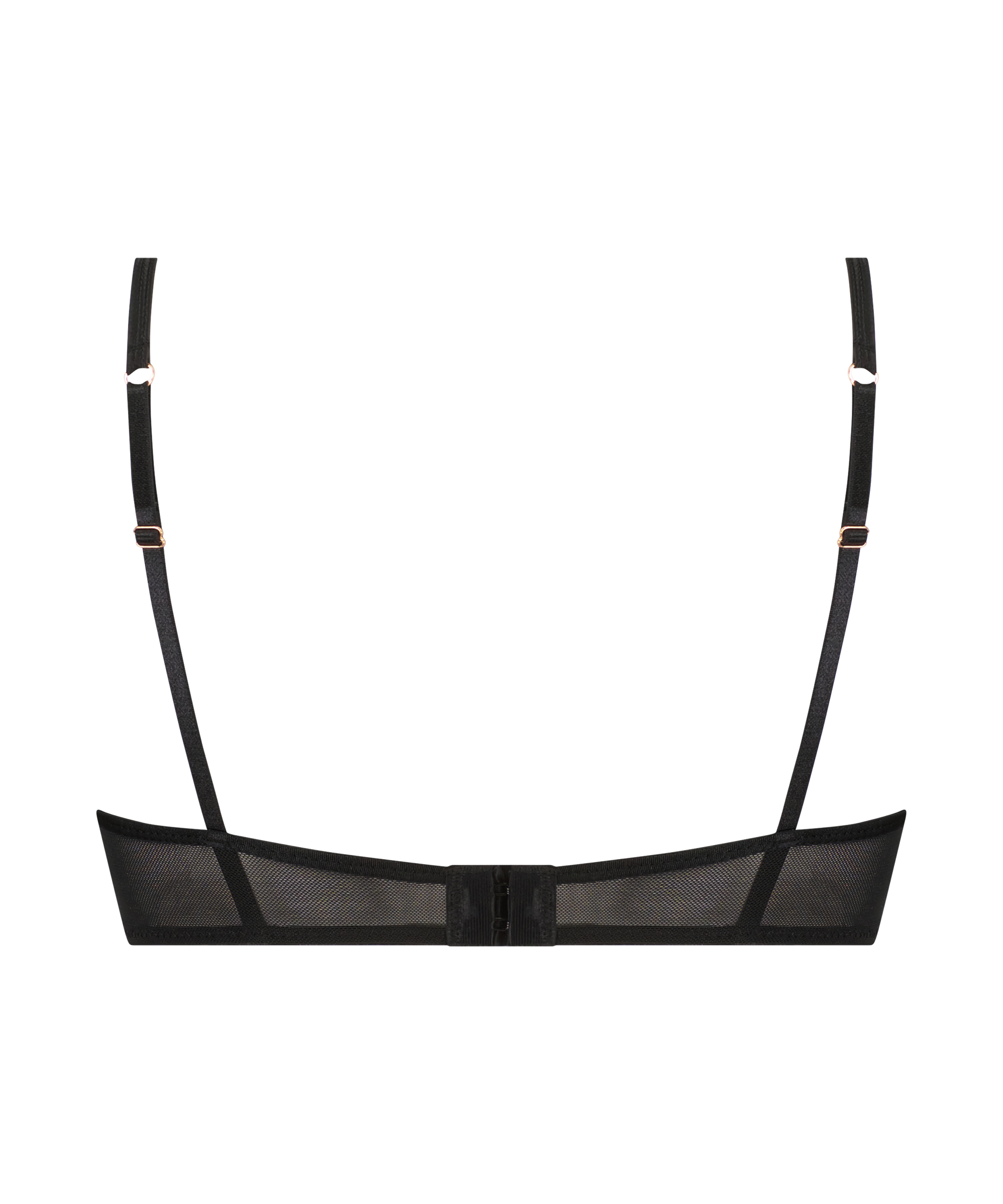 Sujetador longline de aros preformado Iggy, Negro, main