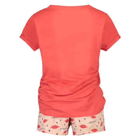 Conjunto de pijama corto, Rojo
