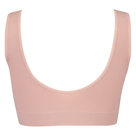 Bralette sin costuras, Rosa
