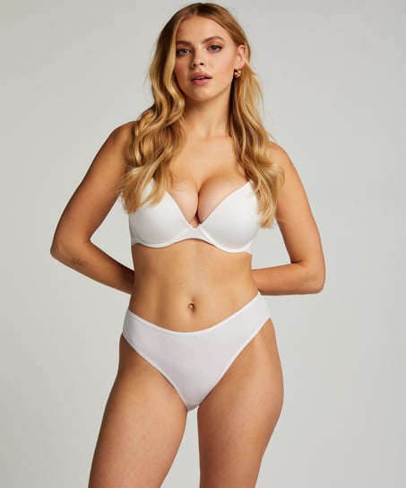 Juego de 2 braguitas Kim Cotton, Blanco