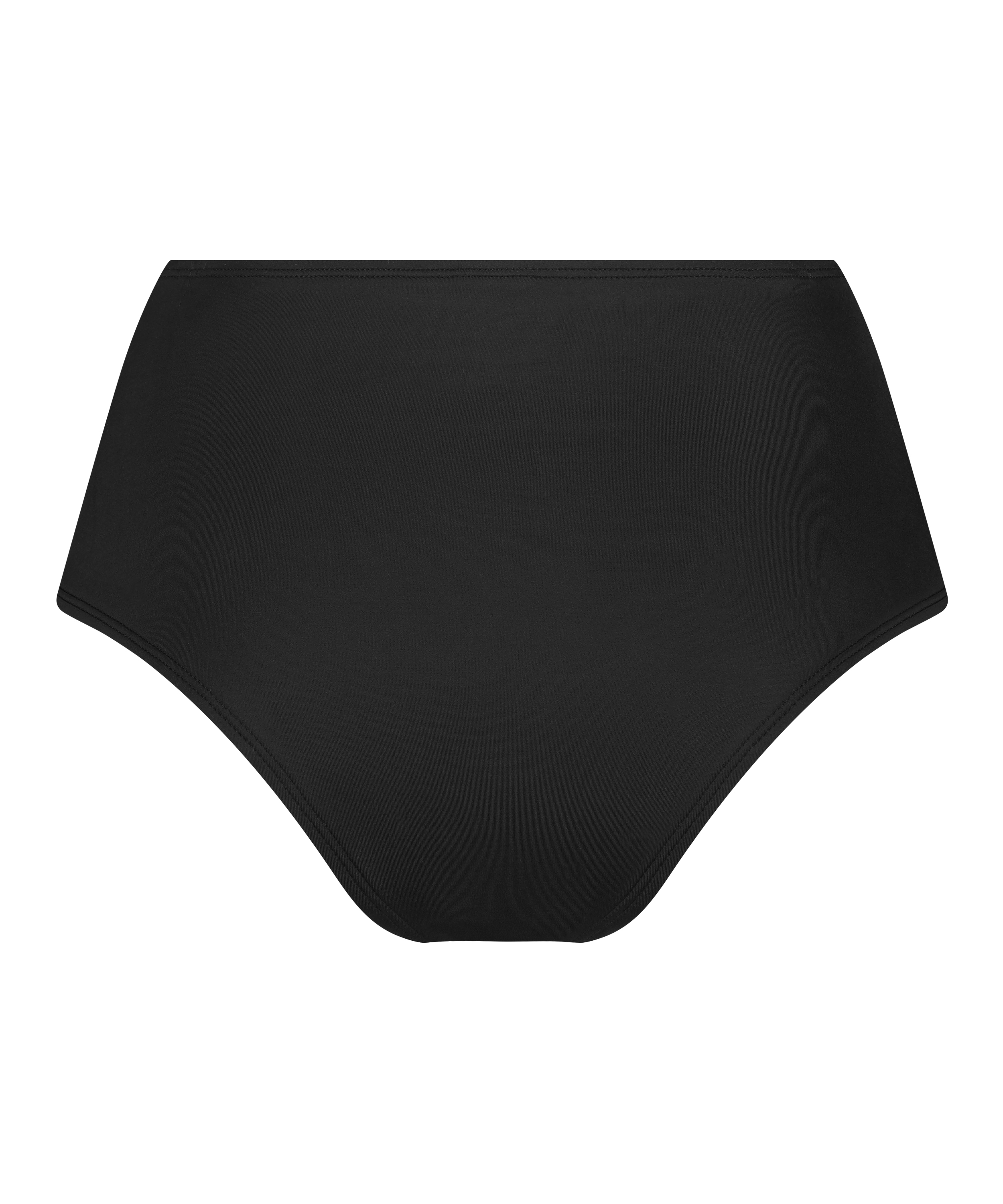 Braguita de bikini de corte alto Luxe, Negro, main