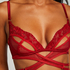 Bralette Pleasure, Rojo