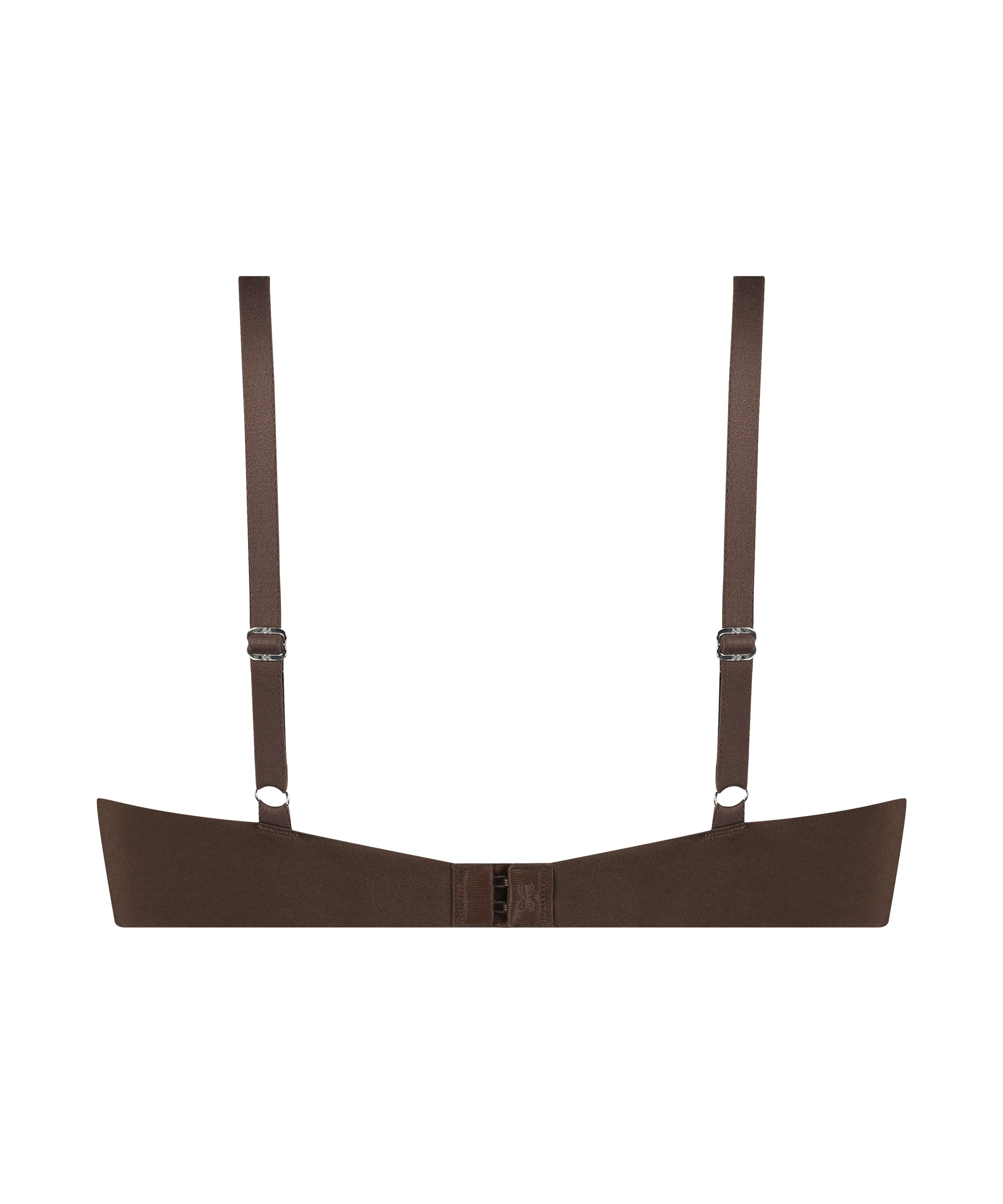 Sujetador push-up de aros preformado Smooth, Marr&oacute;n, main