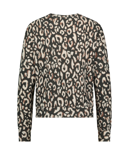 Top de pijama Jersey, Negro