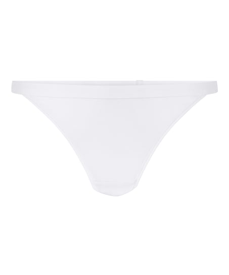 Tanga de algodón, Blanco