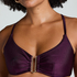 Crop top de bikini Costa, Morado
