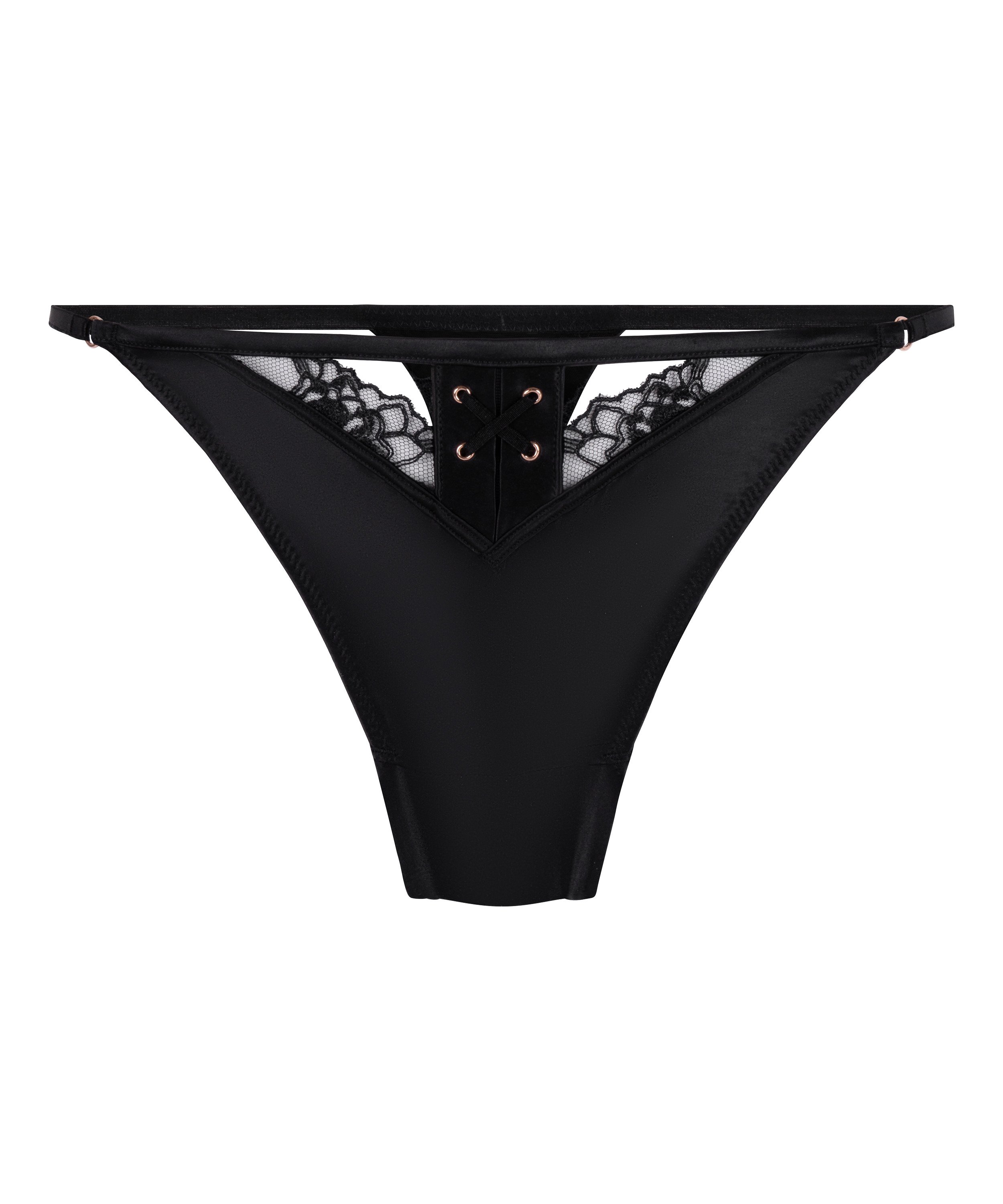 Tanga de corte alto Catherine, Negro, main