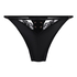Tanga de corte alto Catherine, Negro