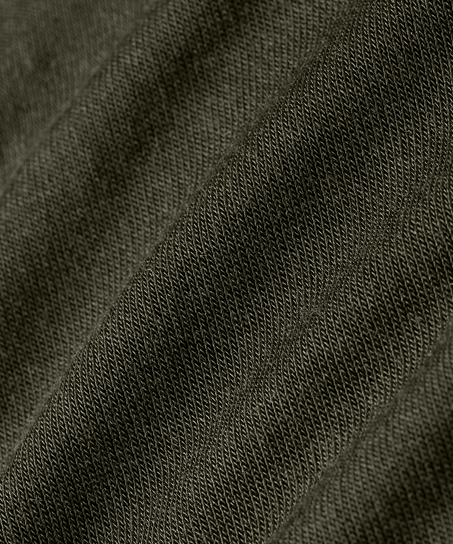 Camiseta super suave de cachemir con escote barco, Verde