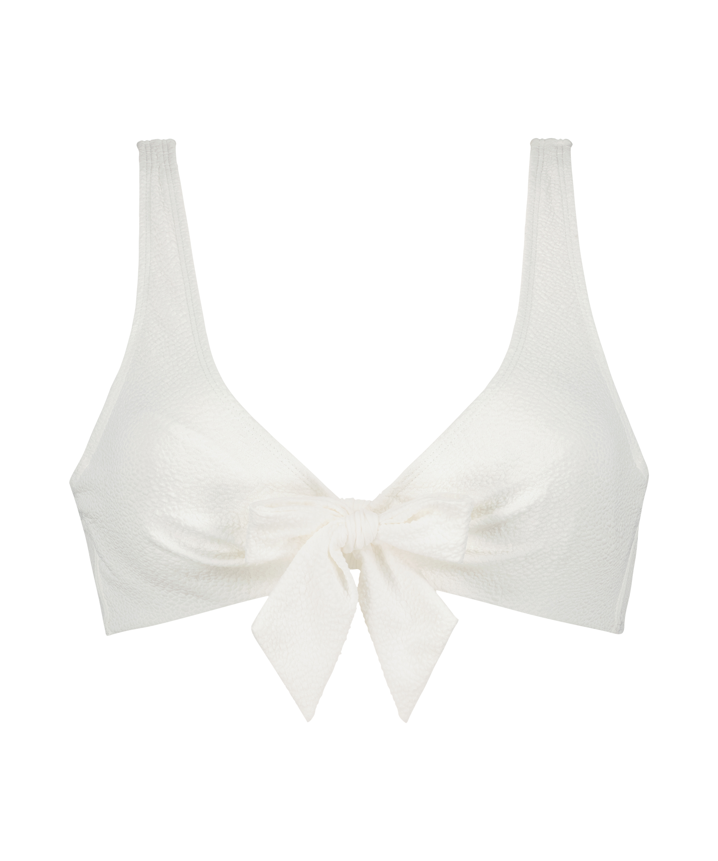 Top de bikini con aros no preformado Dune, Blanco, main
