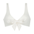 Top de bikini con aros no preformado Dune, Blanco