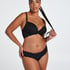Braguita de Bikini Rio Scallop, Negro