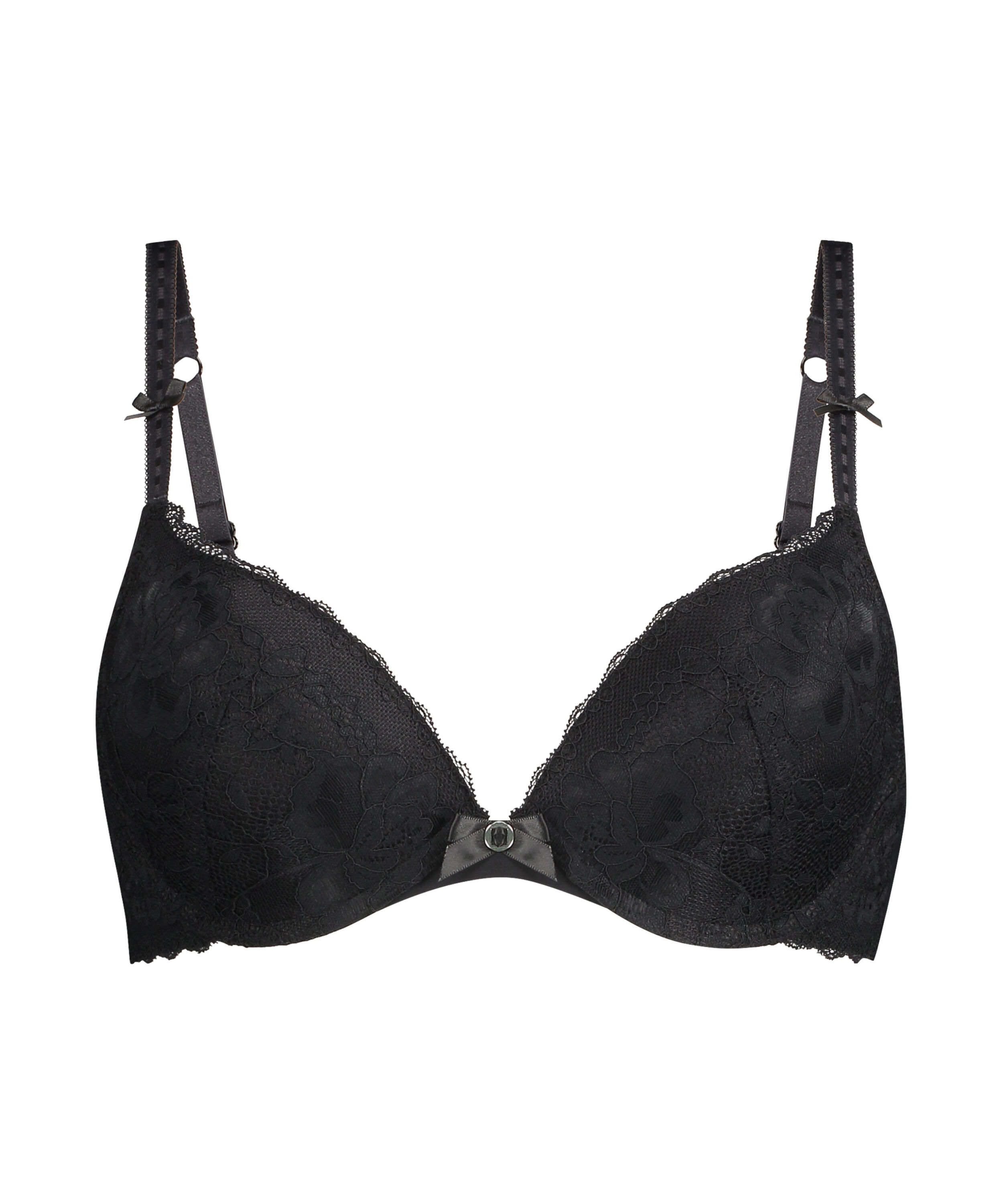 Sujetador push-up de aros preformado Maya, Negro