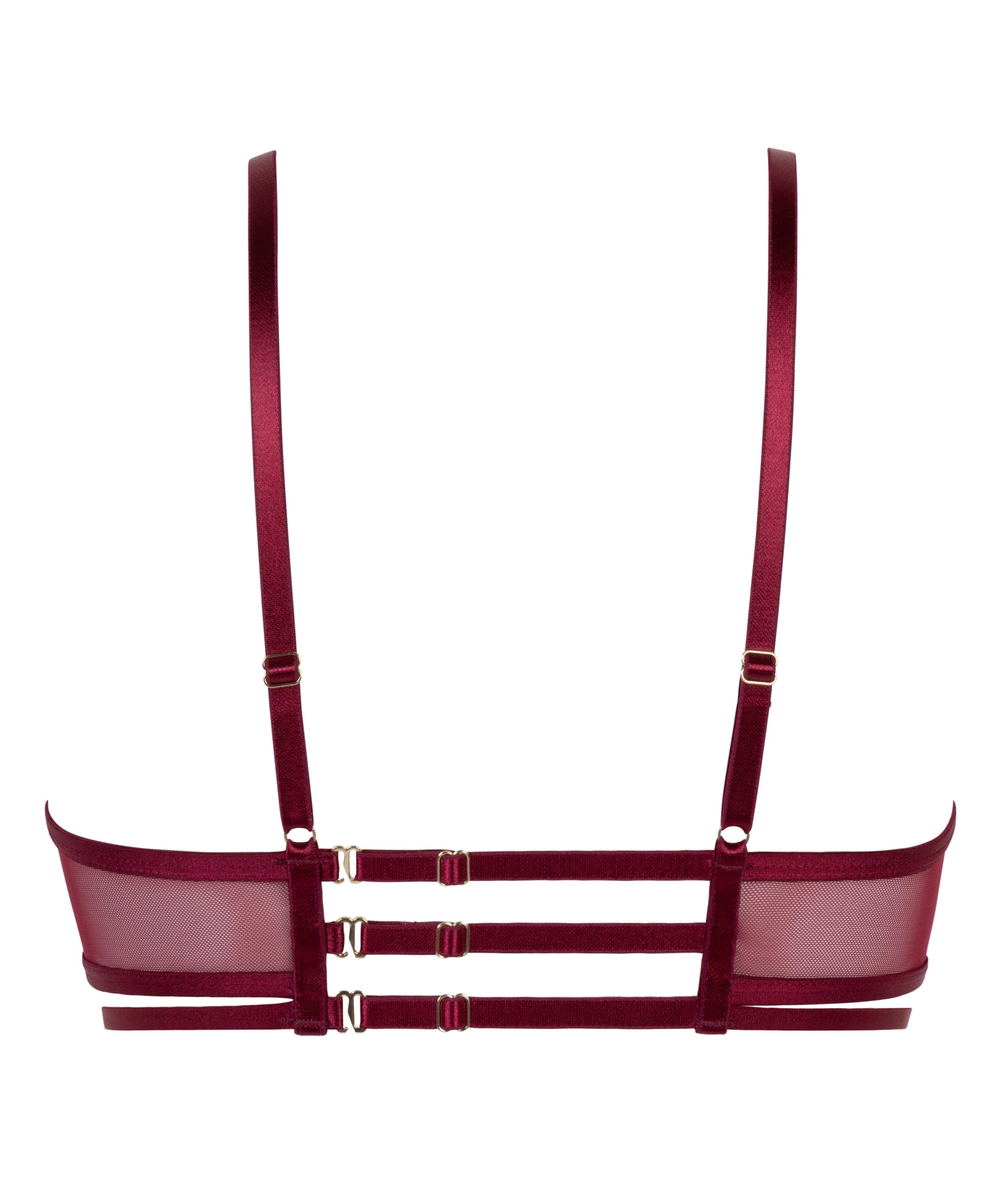 Sujetador «longline» sin aros preformado Scarlett, Rojo, main