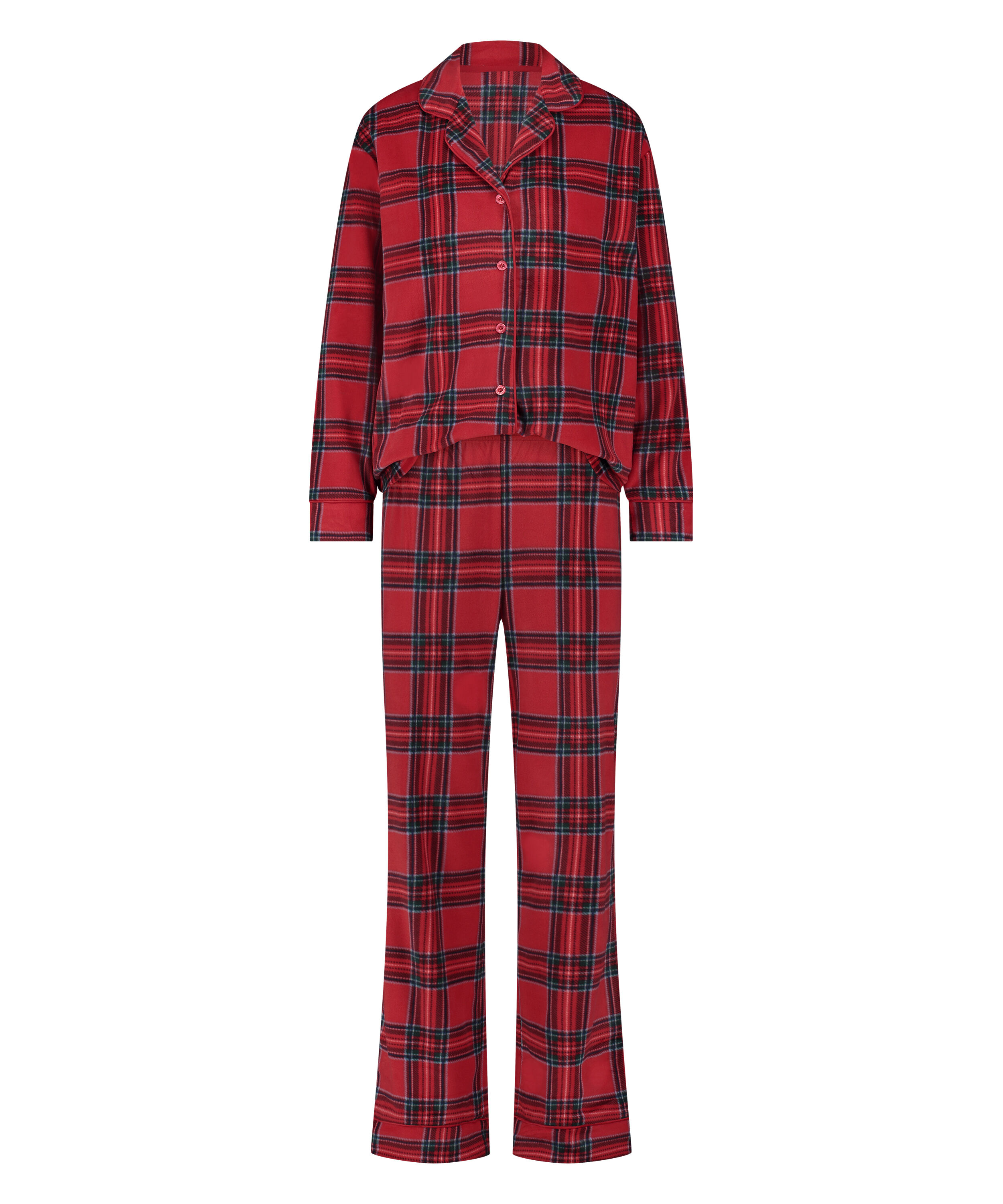 Conjunto de pijama Fleece, Rojo