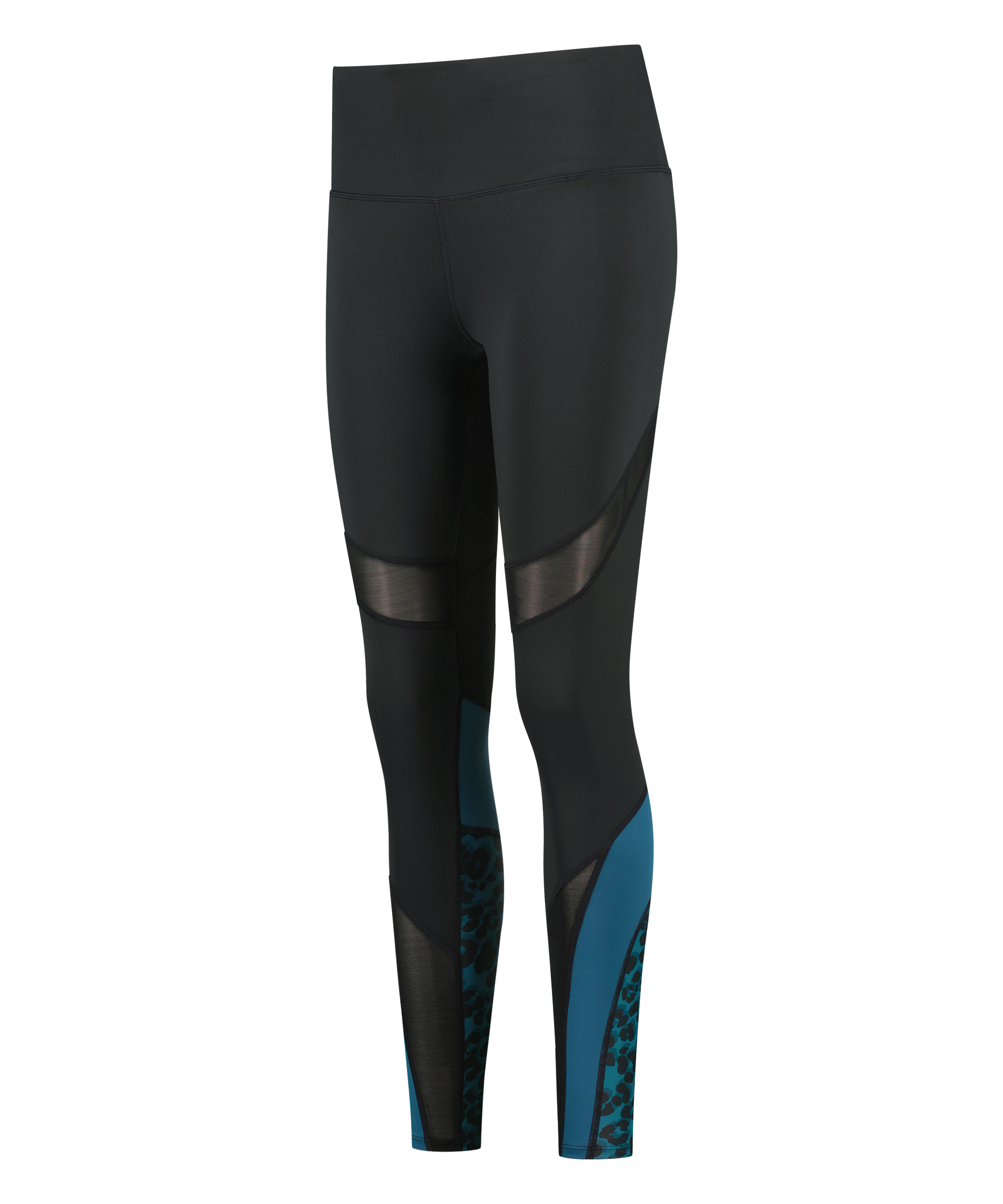 HKMX leggins deportivos de talle alto Slash, Azul, main