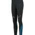 HKMX leggins deportivos de talle alto Slash, Azul