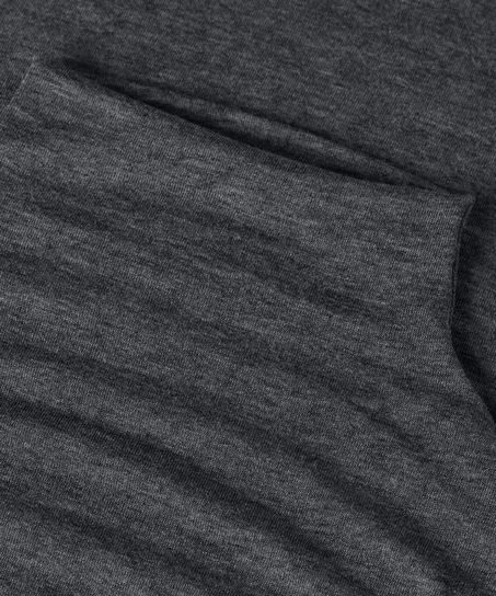 Camiseta de cachemir con cuello alto super suave, Gris
