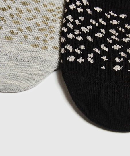 2 Pares Calcetines, Negro