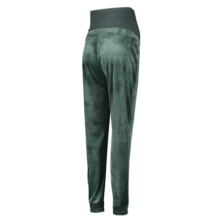 Pantalón premamá para correr de terciopelo Shimmer, Verde