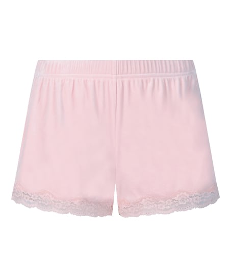 Short Velours Lace, Rosa