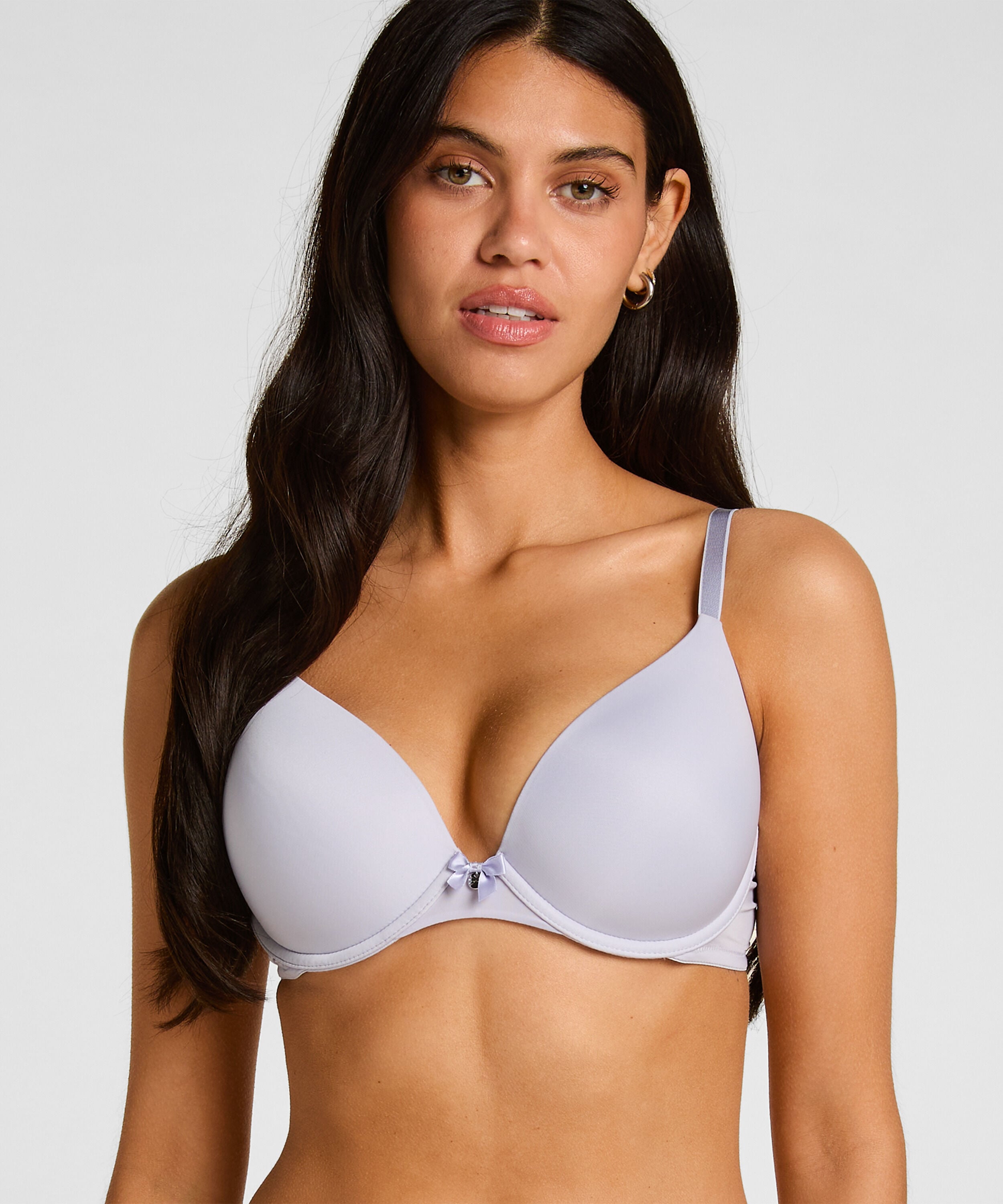 Sujetador con aros preformado Plunge, Morado