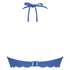Top de bikini preformado con efecto realce Scallop Copa A - E, Azul
