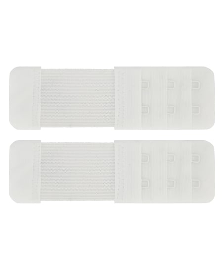 Pack de 2 extensores de sujetador, Blanco
