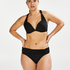 Top de bikini con aros preformado Sunset Dreams Copa E +, Negro