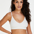 Bralette sin costuras, Blanco