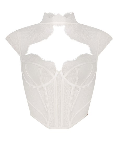 Top Lace Camille, Blanco