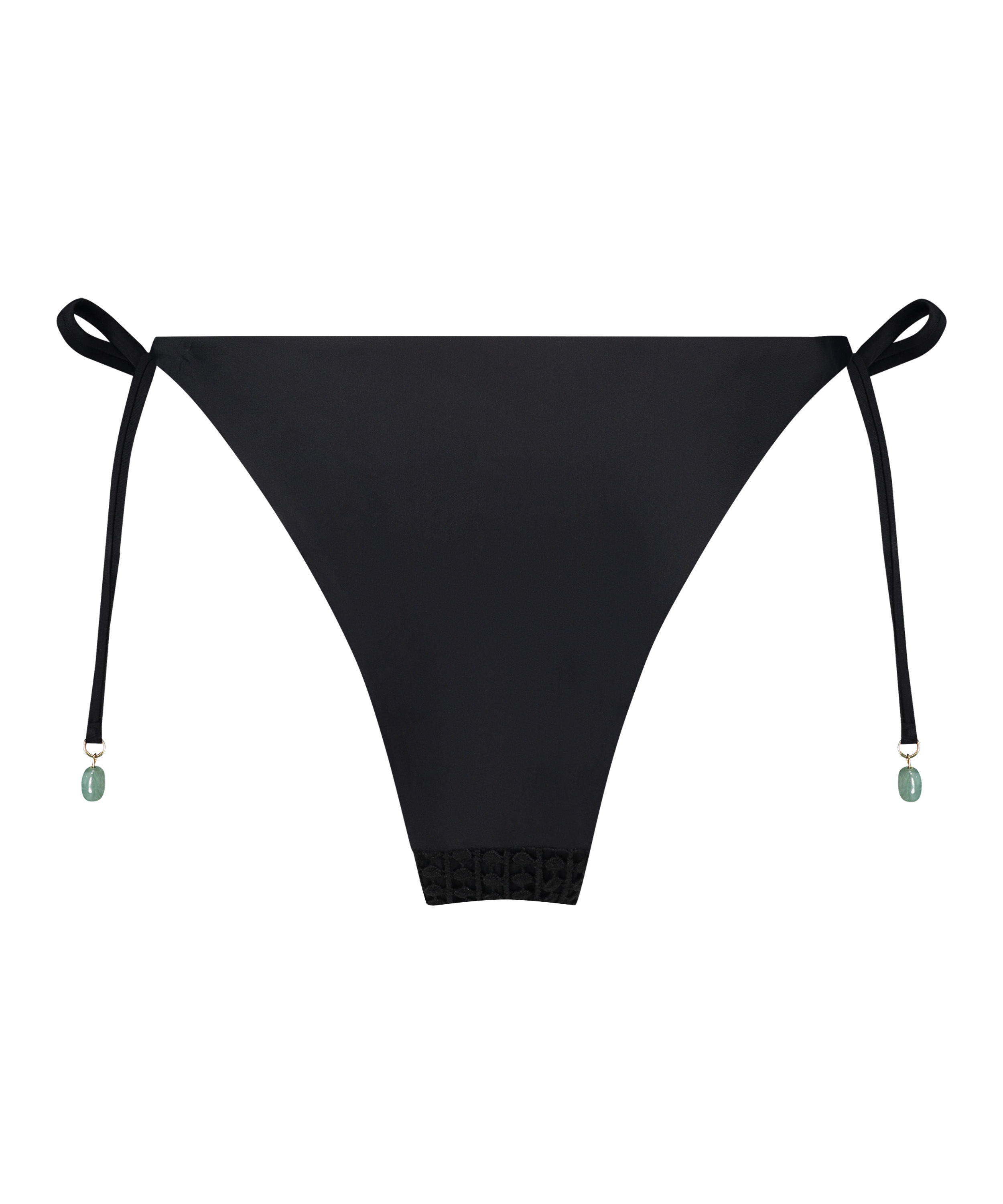 Braguita de Bikini Cheeky Tanga Maui Crochet, Negro, main