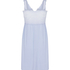 Vestido lencero Nora Lace, Azul