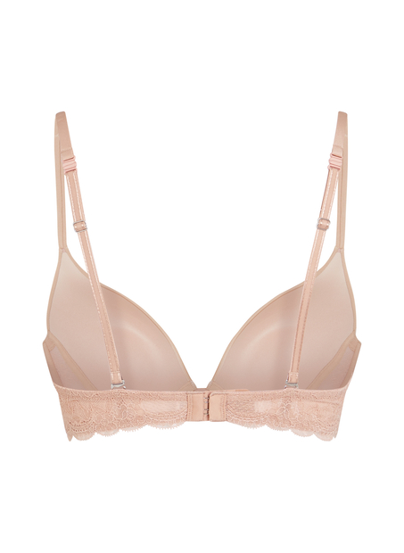 Sujetador push-up de aros preformado Angie, Beige
