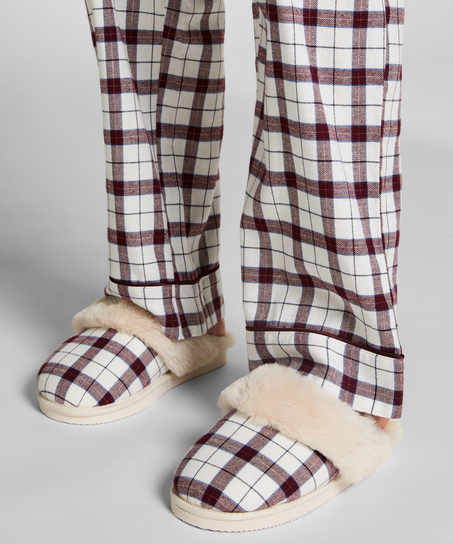 Pantuflas Reya, Beige