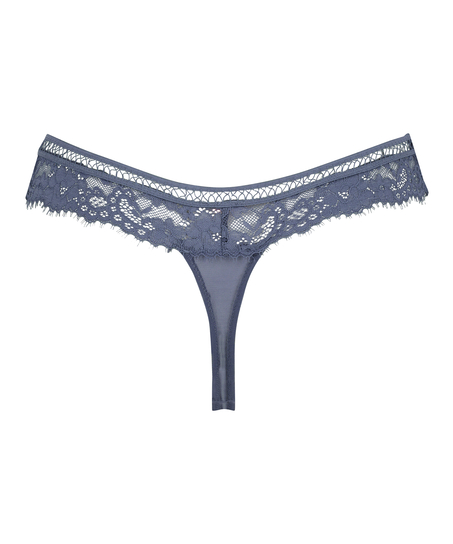 Tanga extrabaja Gianni, Azul