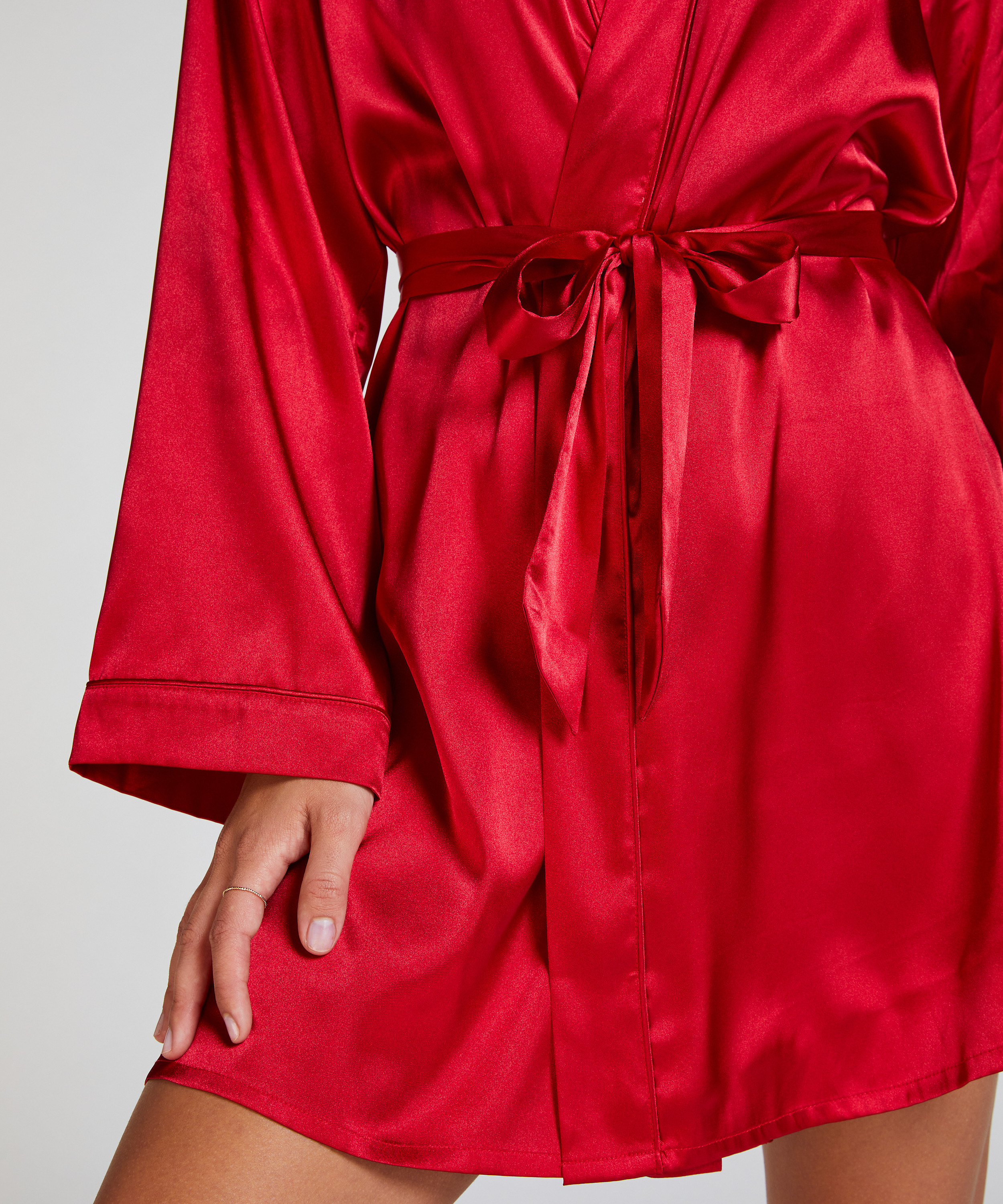 Kimono Satin, Rojo, main