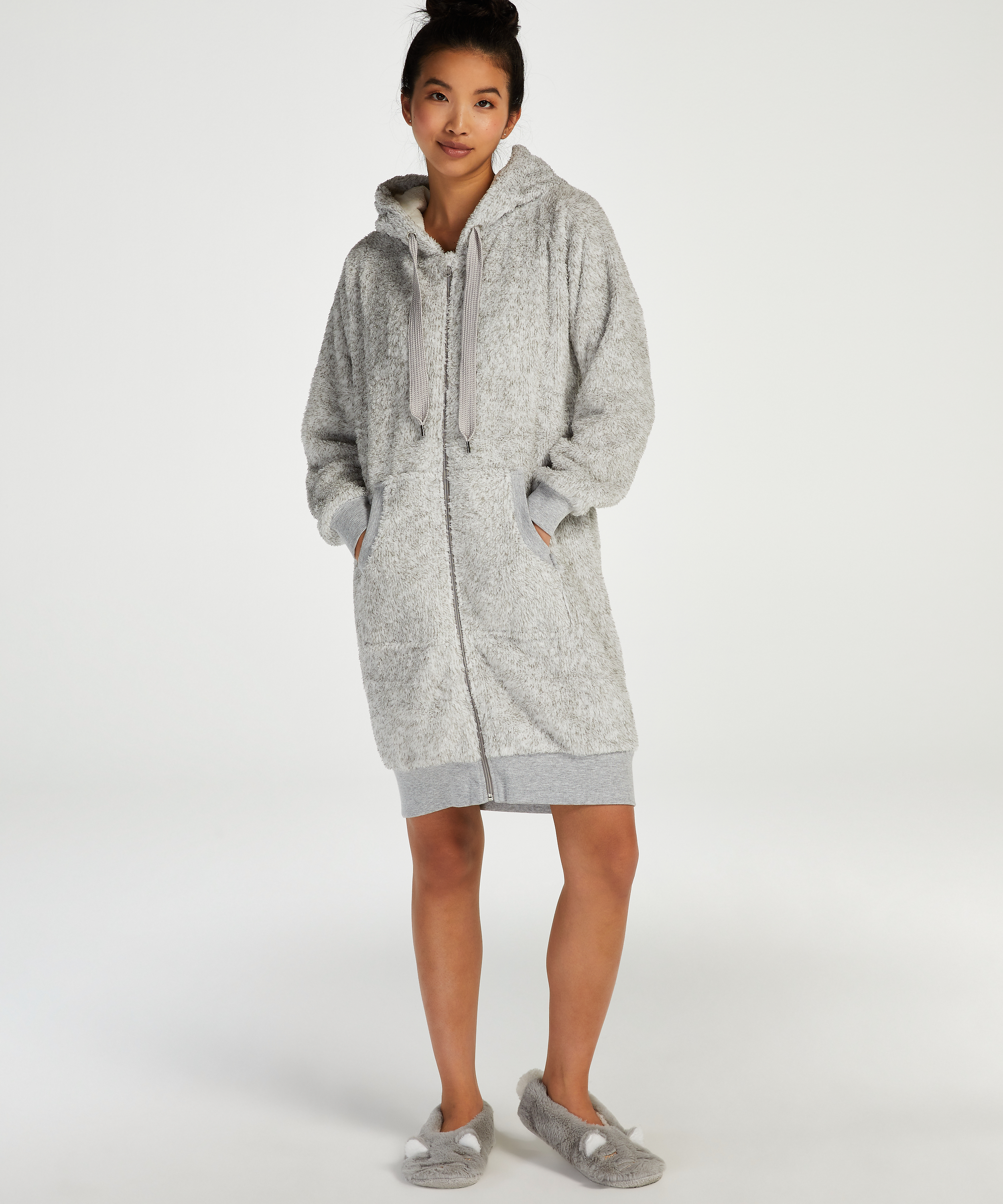 Albornoz Fleece, Gris, main
