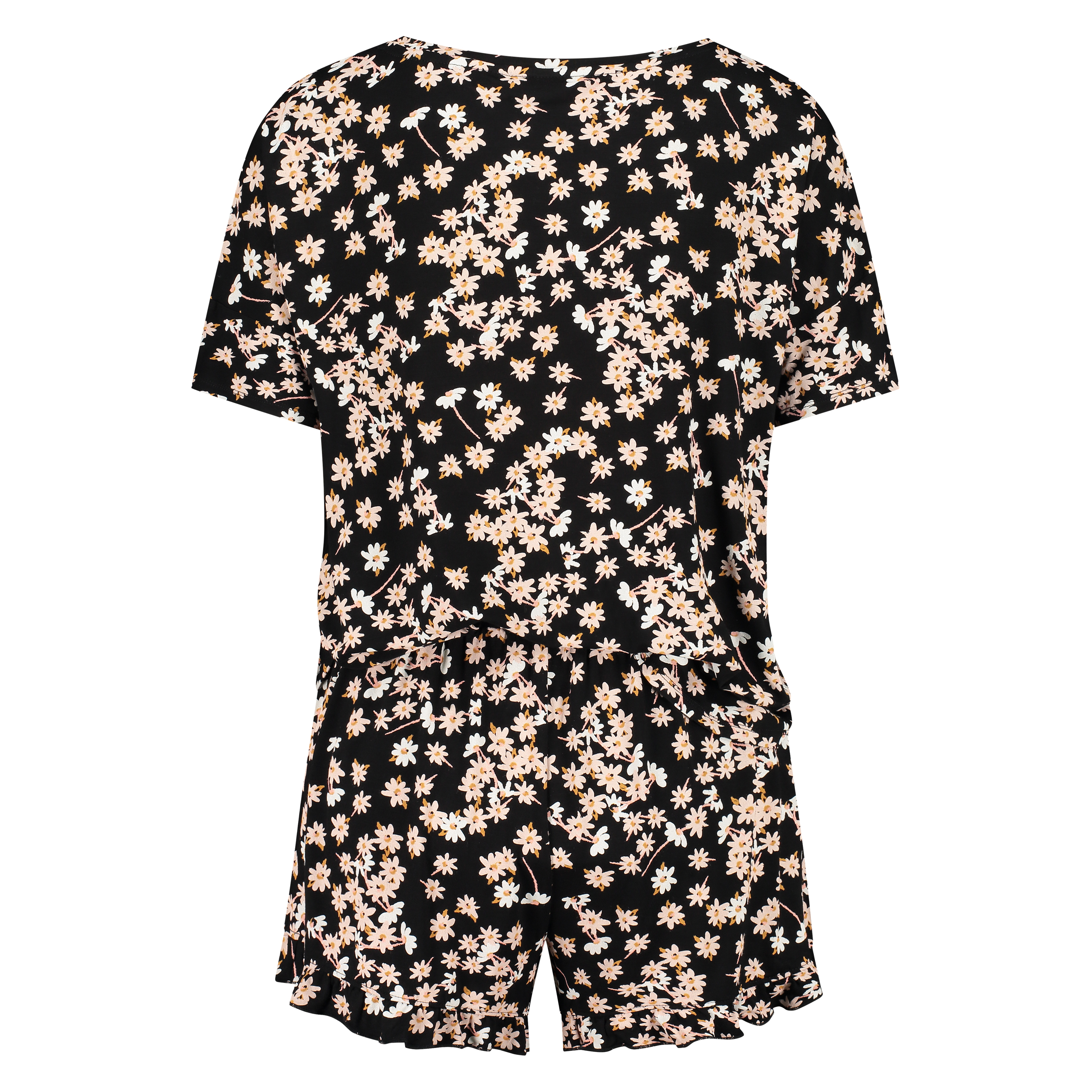 Conjunto de pijama corto, Negro, main