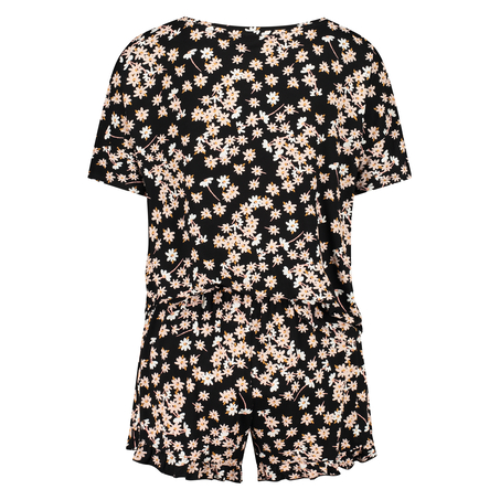 Conjunto de pijama corto, Negro