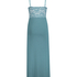 Vestido lencero Nora Lace Long, Verde
