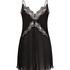 Vestido camisero Zaphira, Negro