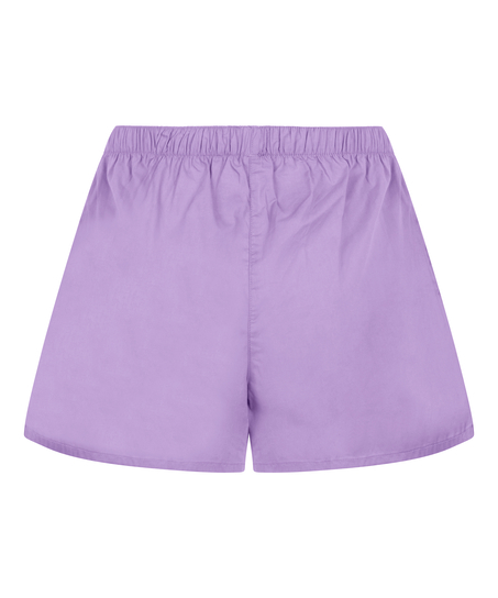 Pantal&oacute;n corto de algod&oacute;n, Morado