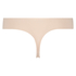 Tanga de algodón Invisible, Beige
