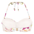 Top de bikini preformado con aros Ayanna, Blanco